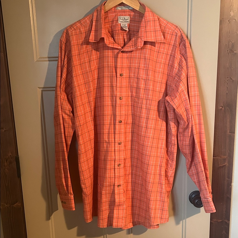 LL Bean wrinkle resistant shirt